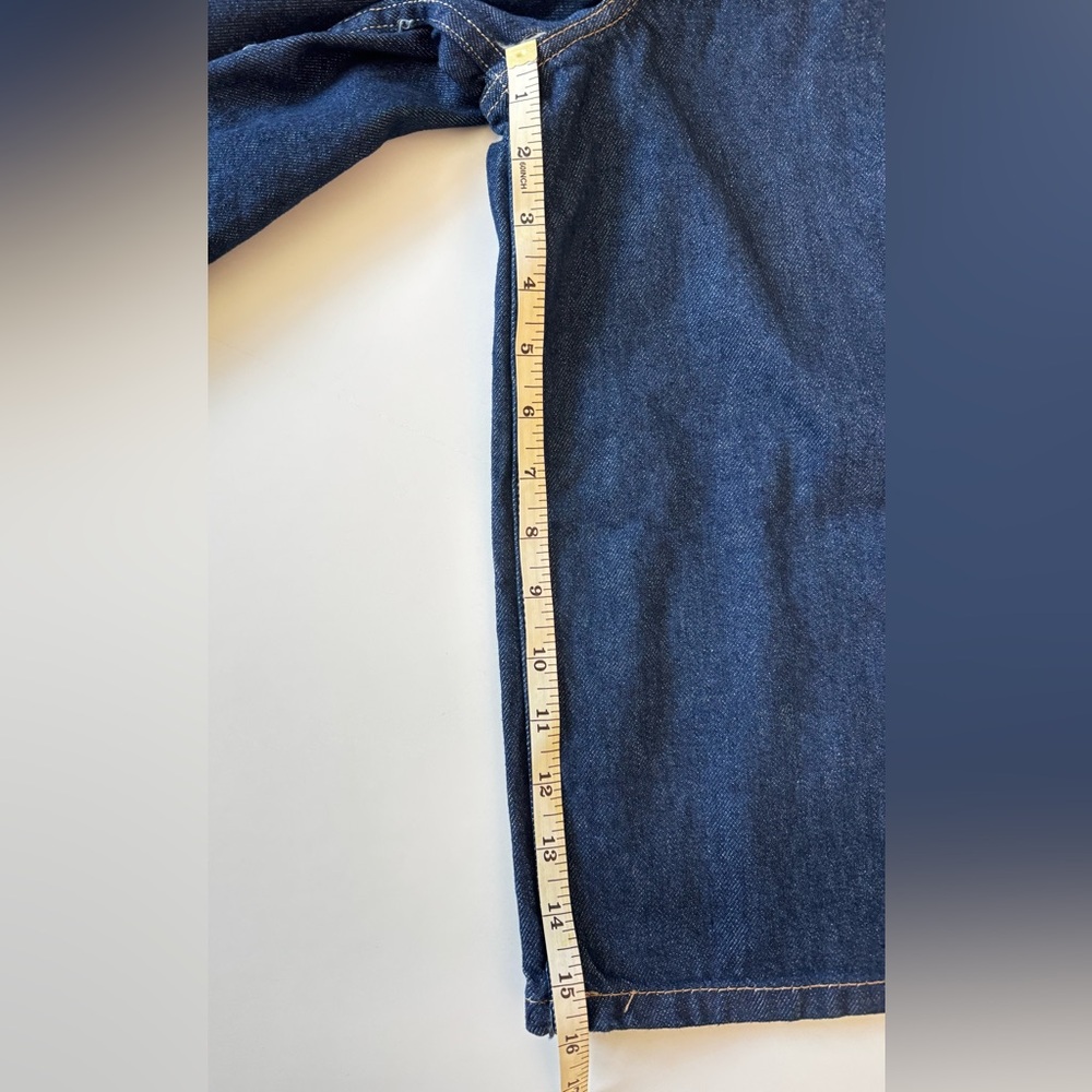 We The Free Curvy Antonia Crop Culotte Jeans/Shorts, Deep Blue, Wmns Sz 26, NWT - Picture 13 of 15